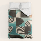 Retro Geometric Shapes 2 Comforter Gallery Image 6