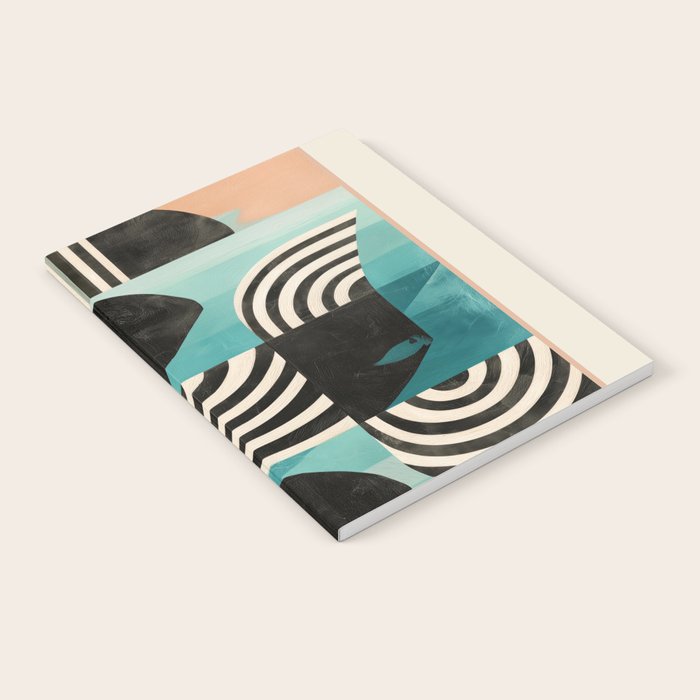 Retro Geometric Shapes 2 Notebook Gallery Image 2