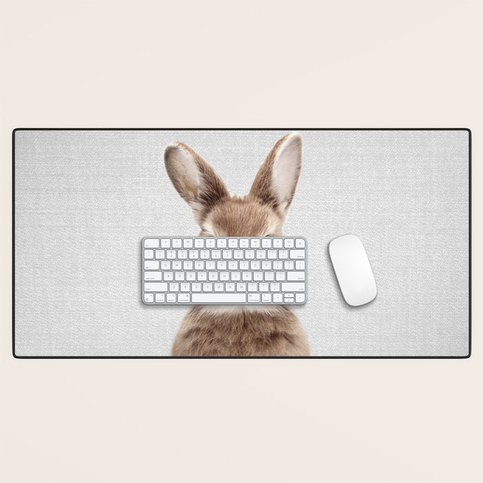 Baby Rabbit - Colorful Desk Mat Gallery Image 1