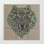 Wolf (Lone) Wood Wall Art Gallery Image 1
