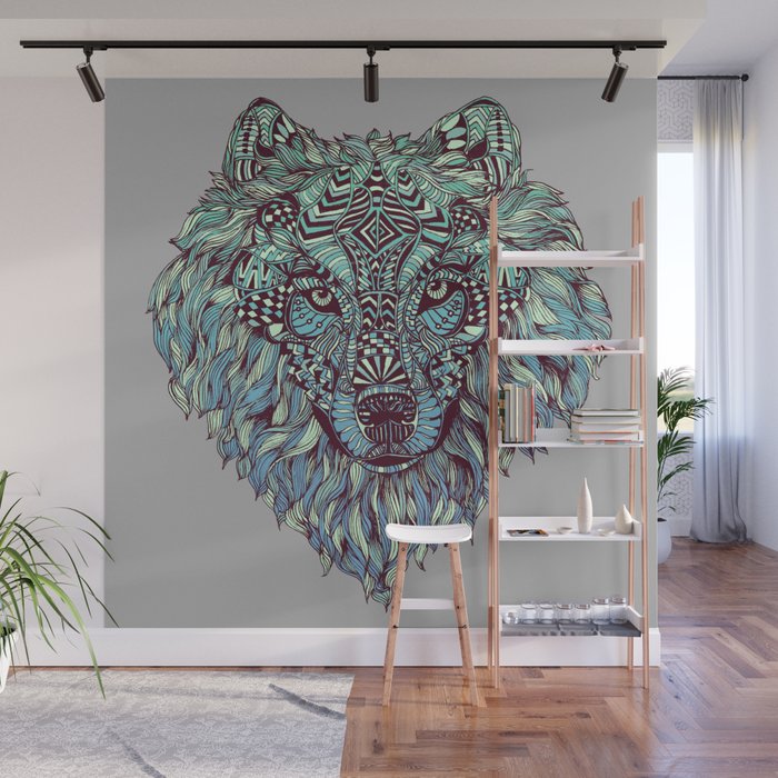 Wolf (Lone) Wall Mural Gallery Image 1