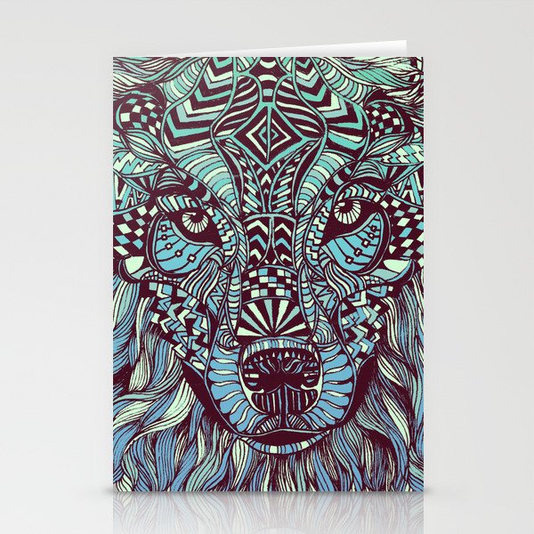 Wolf (Lone) Stationery Card Gallery Image 1