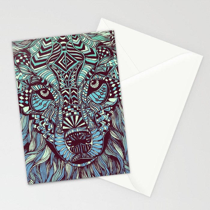 Wolf (Lone) Stationery Card Gallery Image 2