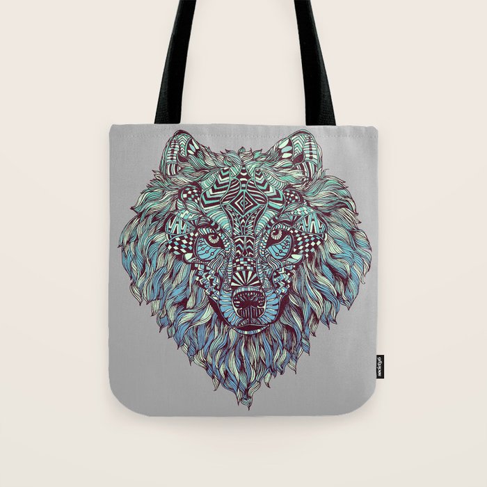 Wolf (Lone) Tote Bag Gallery Image 1