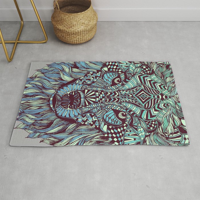 Wolf (Lone) Rug Gallery Image 1