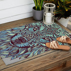 Wolf (Lone) Outdoor Rug Gallery Image 2