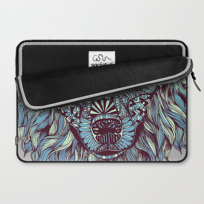 Wolf (Lone) Laptop Sleeve Gallery Image 2