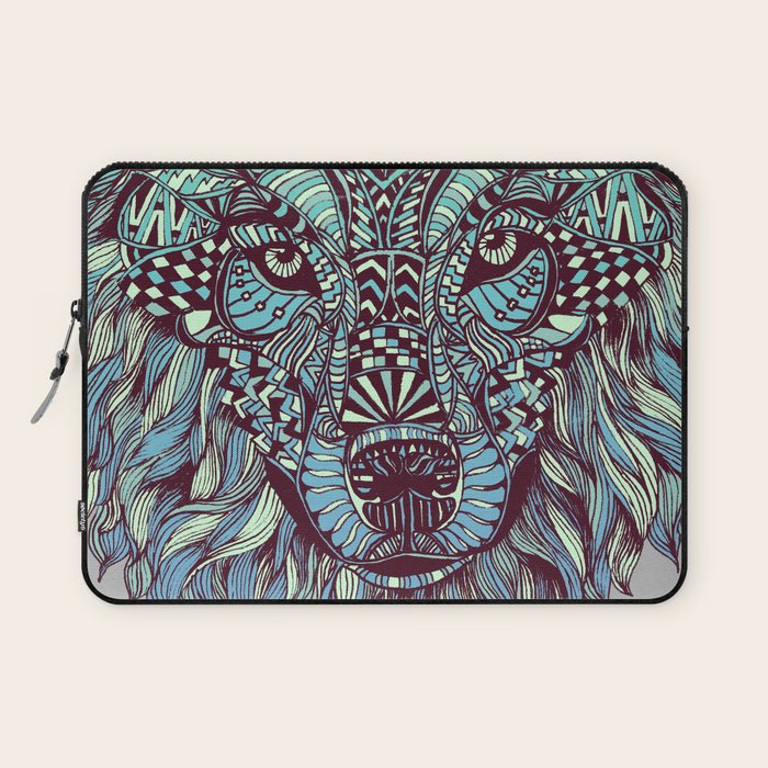Wolf (Lone) Laptop Sleeve Gallery Image 1