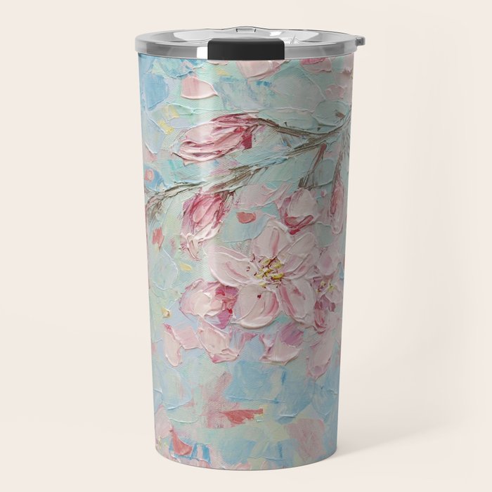 Yoshino Cherry Blossoms No. 2 Travel Mug Gallery Image 1