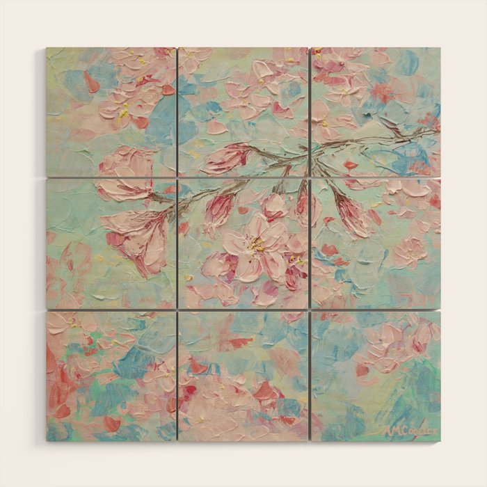 Yoshino Cherry Blossoms No. 2 Wood Wall Art Gallery Image 1