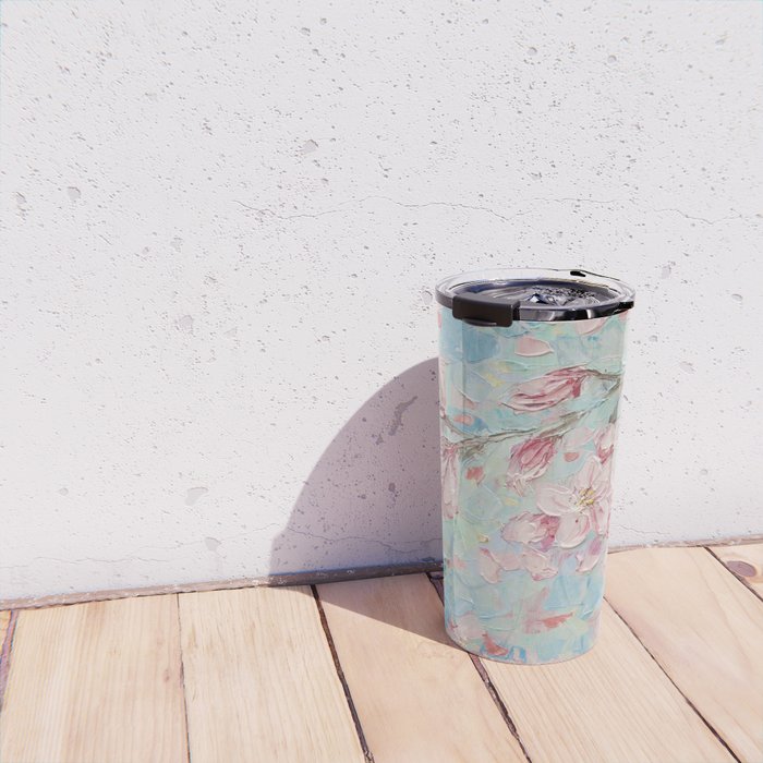 Yoshino Cherry Blossoms No. 2 Travel Mug Gallery Image 4