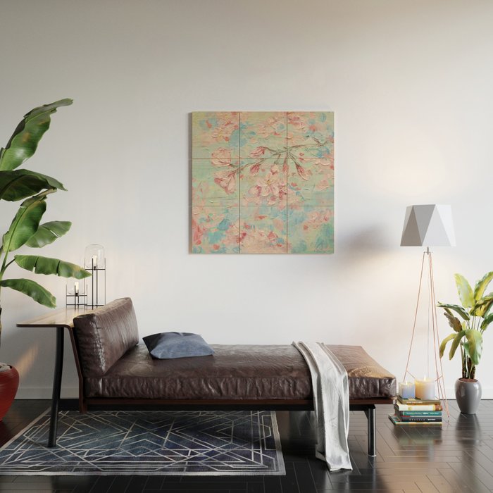 Yoshino Cherry Blossoms No. 2 Wood Wall Art Gallery Image 2