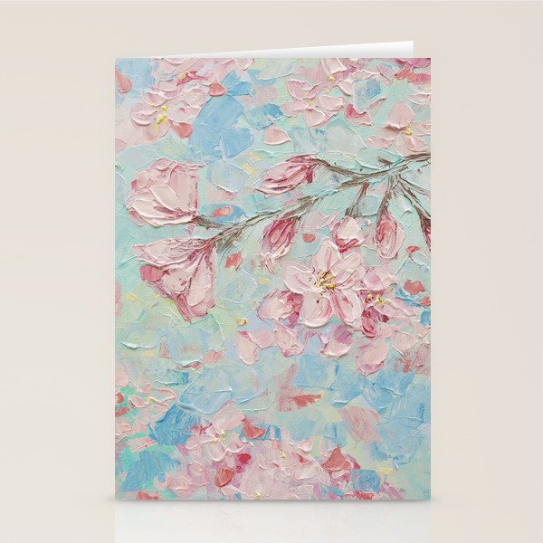 Yoshino Cherry Blossoms No. 2 Stationery Card Gallery Image 2