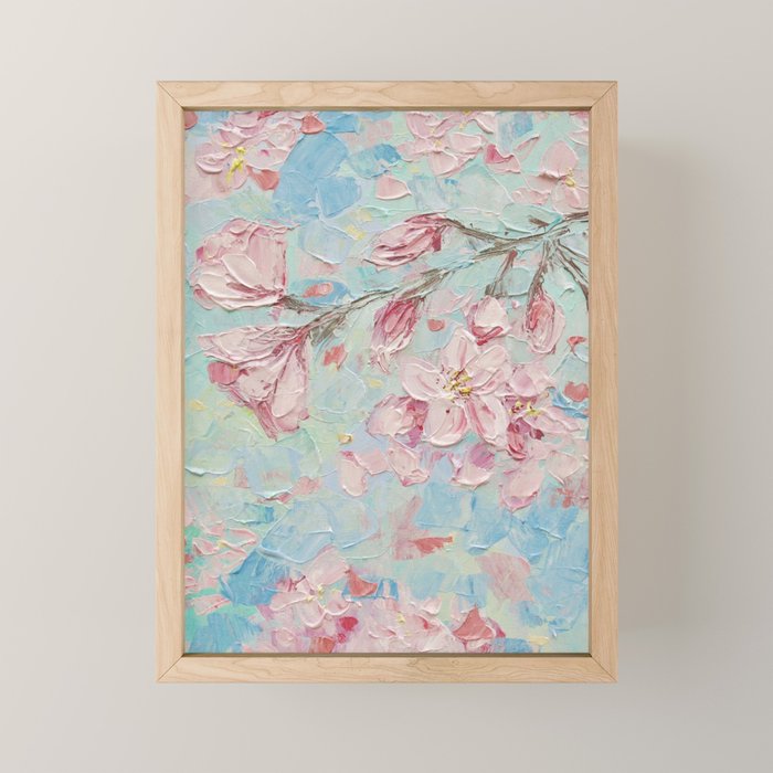 Yoshino Cherry Blossoms No. 2 Mini Art Print Gallery Image 1