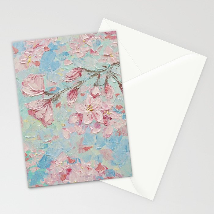 Yoshino Cherry Blossoms No. 2 Stationery Card Gallery Image 2