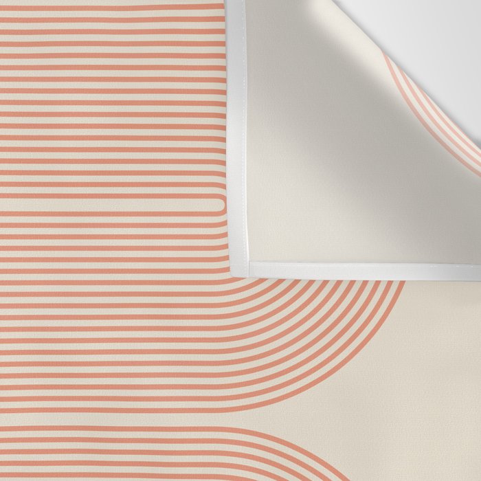 Abstraction_SUN_LINE_ART_Minimalism_002 Wall Tapestry Gallery Image 3