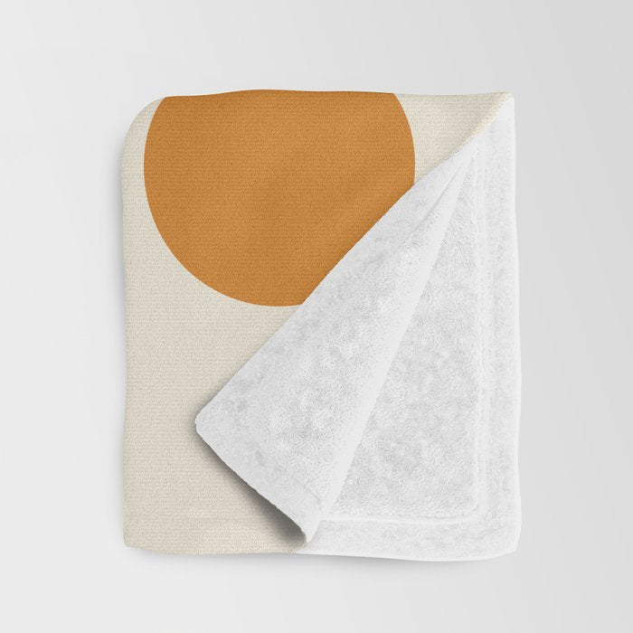 Abstraction_SUN_LINE_ART_Minimalism_002 Throw Blanket Gallery Image 3