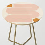 Abstraction_SUN_LINE_ART_Minimalism_002 Side Table Gallery Image 2