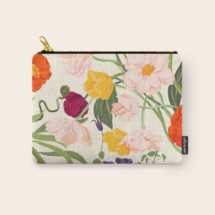 Poppy Garden Carry All Pouch Gallery Image 1