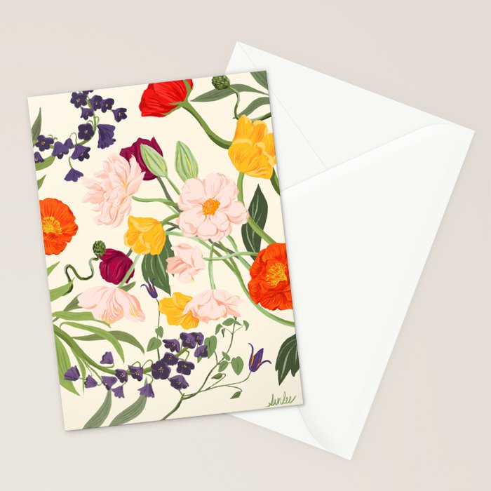 Poppy Garden Stationery Card Gallery Image 2