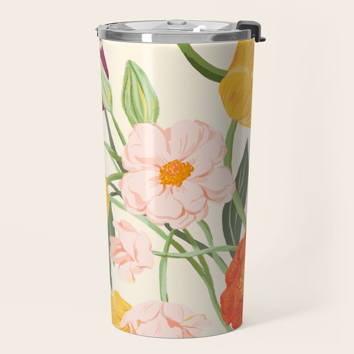Poppy Garden Travel Mug Gallery Image 2