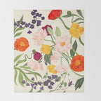 Poppy Garden Throw Blanket Gallery Image 2