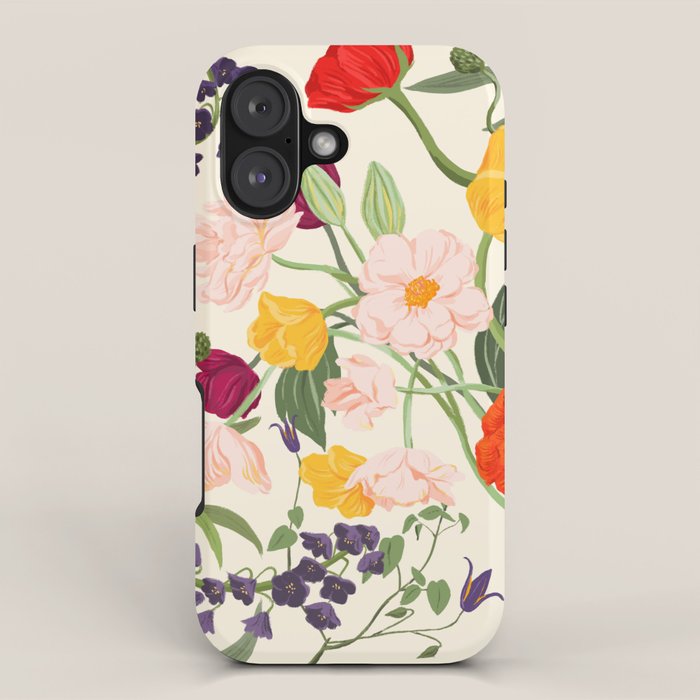 Poppy Garden iPhone Case Gallery Image 1