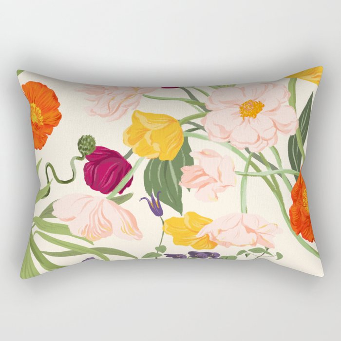 Poppy Garden Rectangular Pillow Gallery Image 2