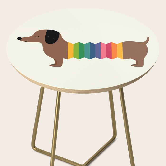 Rainbow Dooooog Side Table Gallery Image 2