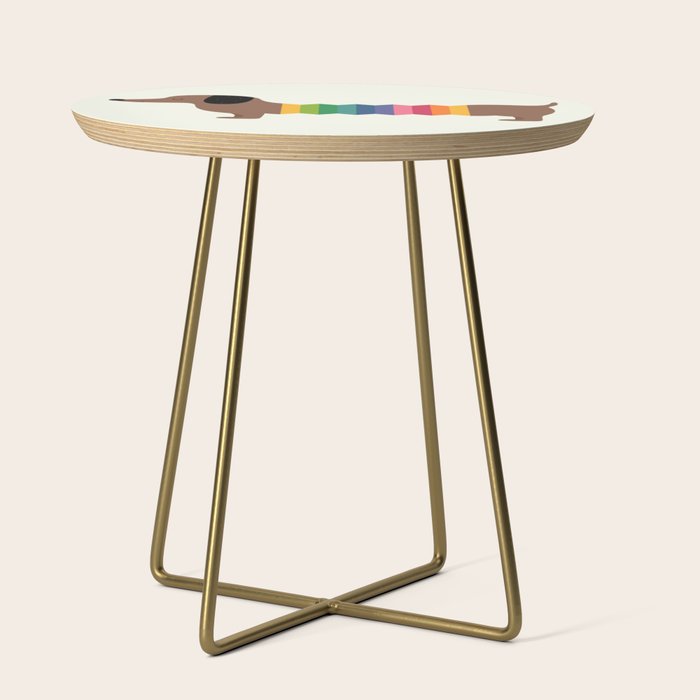 Rainbow Dooooog Side Table Gallery Image 1