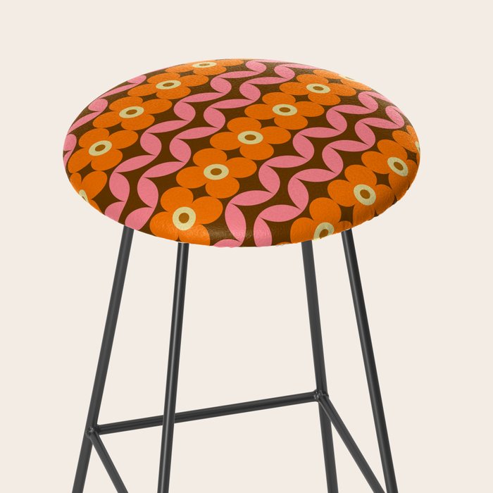 Retro Flower 10A Stool Gallery Image 2