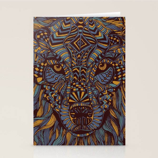 Wolf (Lone) 2.0 Stationery Card Gallery Image 1
