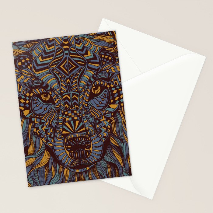 Wolf (Lone) 2.0 Stationery Card Gallery Image 2