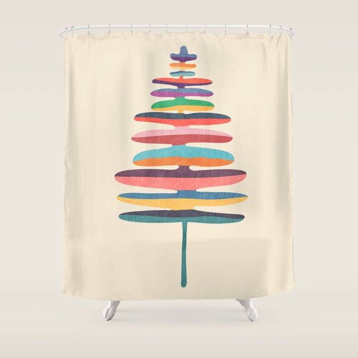 Joy Fern Shower Curtain Gallery Image 1