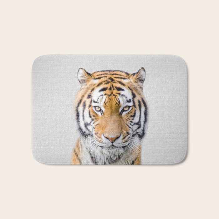 Tiger - Colorful Bath Mat Gallery Image 1