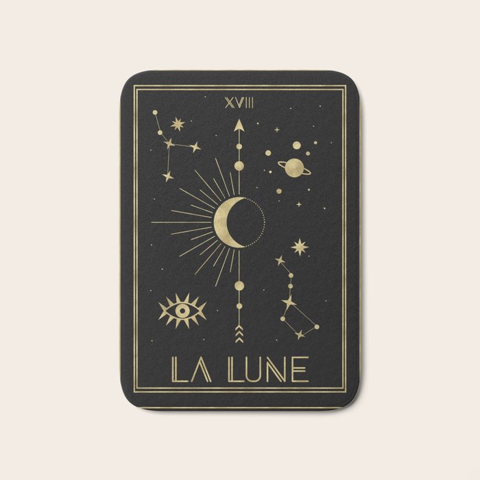 The Moon or La Lune Gold Edition Bath Mat Gallery Image 1