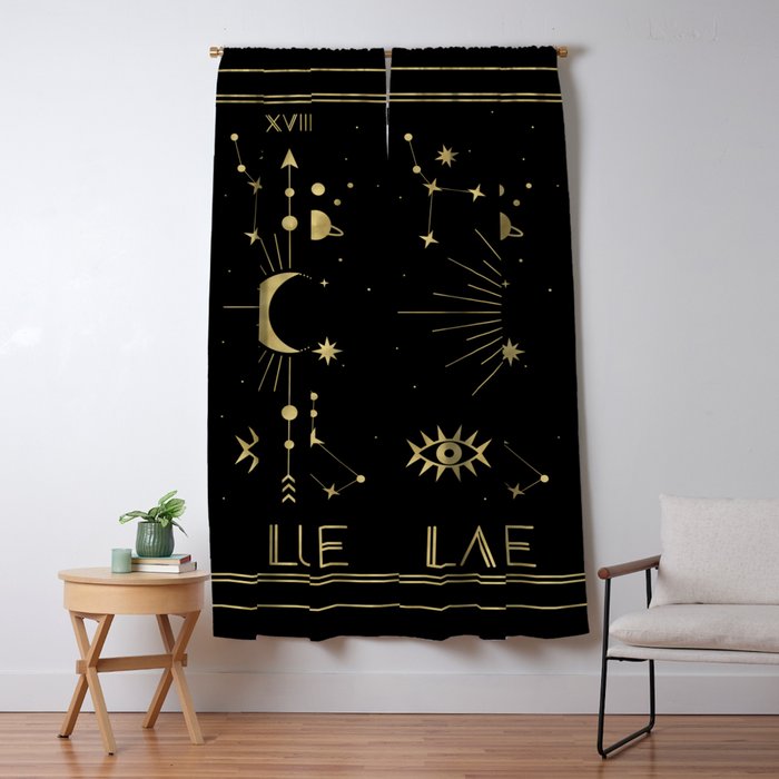 The Moon or La Lune Gold Edition Window Curtain Gallery Image 5