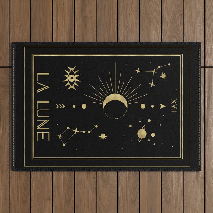 The Moon or La Lune Gold Edition Outdoor Rug Gallery Image 1