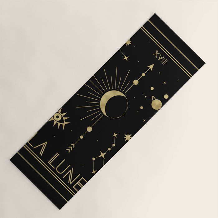 The Moon or La Lune Gold Edition Yoga Mat Gallery Image 1