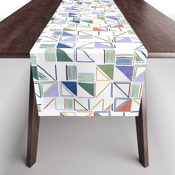 Abstract forms of lines 77G Table Runner Gallery Image 1