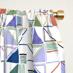 Abstract forms of lines 77G Window Curtain Gallery Image 2