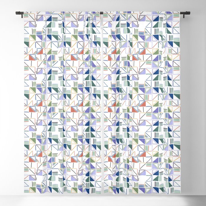 Abstract forms of lines 77G Window Curtain Gallery Image 5