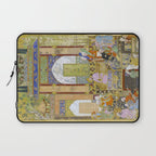  Babur receives a courtier Indian Mughal Art Laptop Sleeve Gallery Image 1