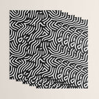 Black and white line art pattern Wrapping Paper Gallery Image 3