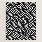 Black and white line art pattern Jigsaw Puzzle Gallery Image 1