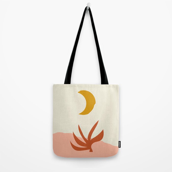 Waxing Crescent Moon Tote Bag Gallery Image 2