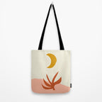 Waxing Crescent Moon Tote Bag Gallery Image 2