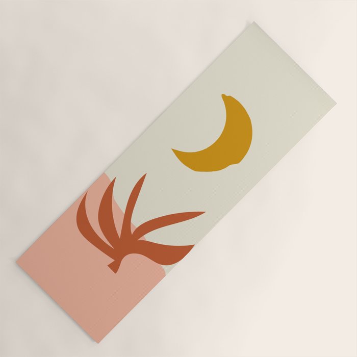 Waxing Crescent Moon Yoga Mat Gallery Image 1