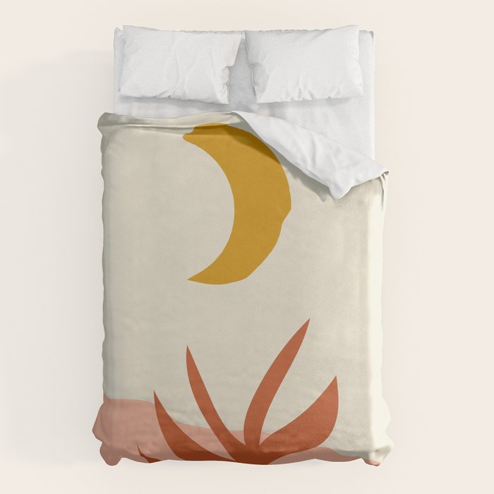 Waxing Crescent Moon Duvet Cover Gallery Image 6