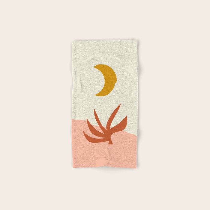 Waxing Crescent Moon Bath Towel Gallery Image 1